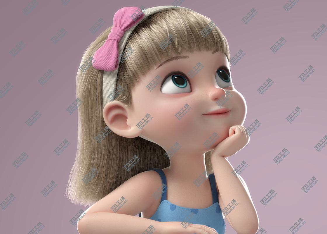 images/goods_img/20210113/3D Cartoon Girl Rigged/2.jpg